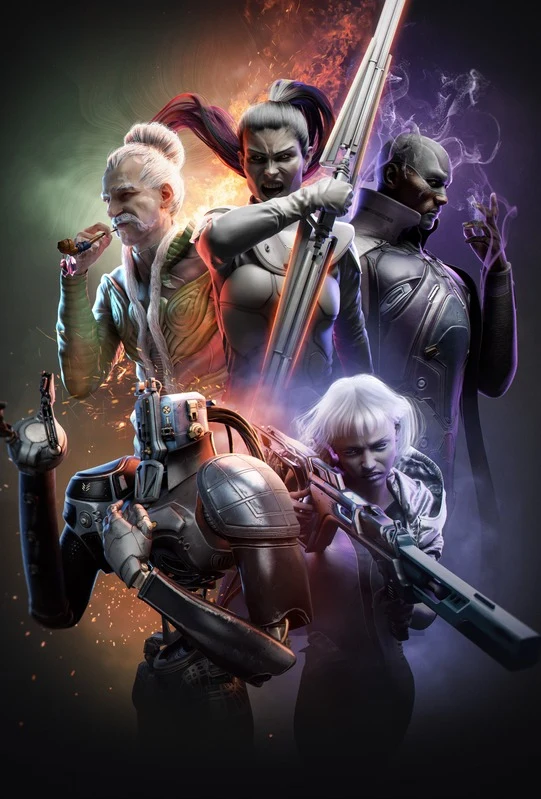The science-fiction characters of Parallel Trading Card Game